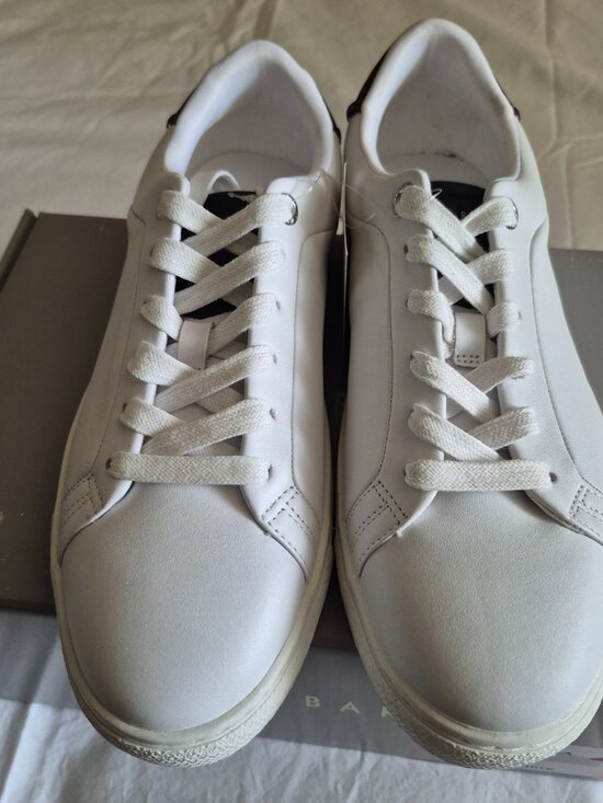 Ted Baker Men\'s Robberto Lace Up White Leather Shoes, Size 8.5, New With Box main image 10